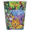 8 GOBELETS ANIMAUX DE LA JUNGLE 270 ML