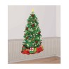 DECORATION MURALE SAPIN DE NOEL 85 X 165 CM