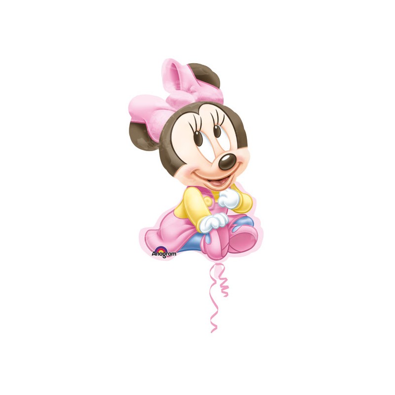 BALLON METALLIQUE SUPERSHAPE MINNIE BABIE 51 X 84 CM