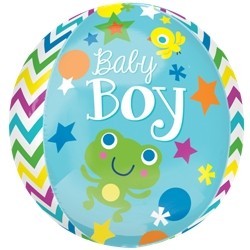 BALLON ORBZ BABY BOY 38 X 40 CM