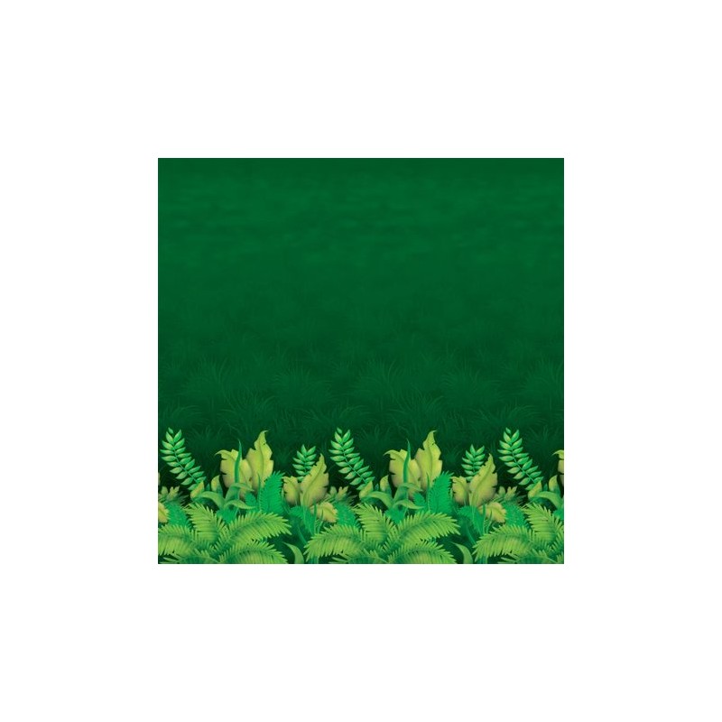 DECORATION FOND MURAL FORET OU JUNGLE 1.20 M X 9 M