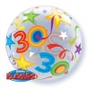 BALLON BUBBLES CHIFFRE 30 MULTICOLORE ETOILE 56 CM BALLON BUBBLES CHIFFRE 30 MULTICOLORE ETOILE 56 CM