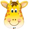 BALLON METALLIQUE TETE DE GIRAFE 81 CM