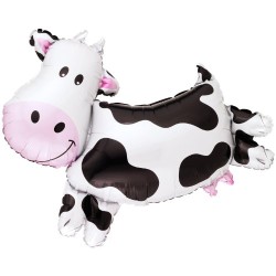 BALLON METALLIQUE VACHE 76 X 71 CM