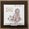 BOITE A DRAGEES EN CARTON BEBE 8 X 8 X 3 CM