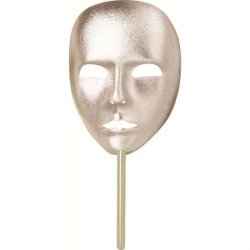 MASQUE FACE A MAIN ARGENT
