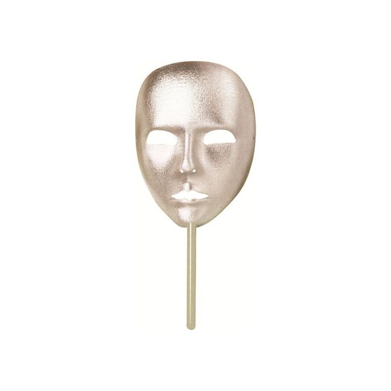 MASQUE FACE A MAIN ARGENT MASQUE FACE A MAIN ARGENT