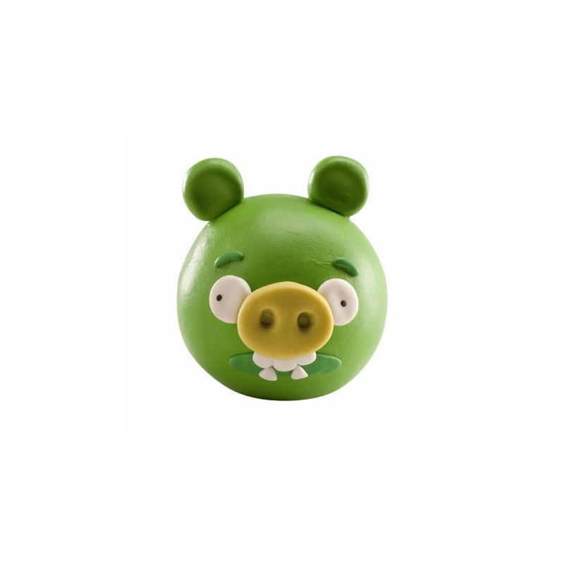 FIGURINE ANGRY BIRDS COCHON VERT