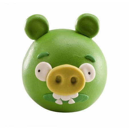 FIGURINE ANGRY BIRDS COCHON VERT