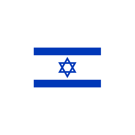 DRAPEAU ISRAEL EN TISSU 90 X 150 CM