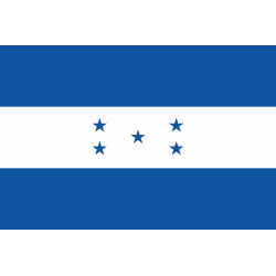 DRAPEAU HONDURAS EN TISSUS 60 X 90 CM