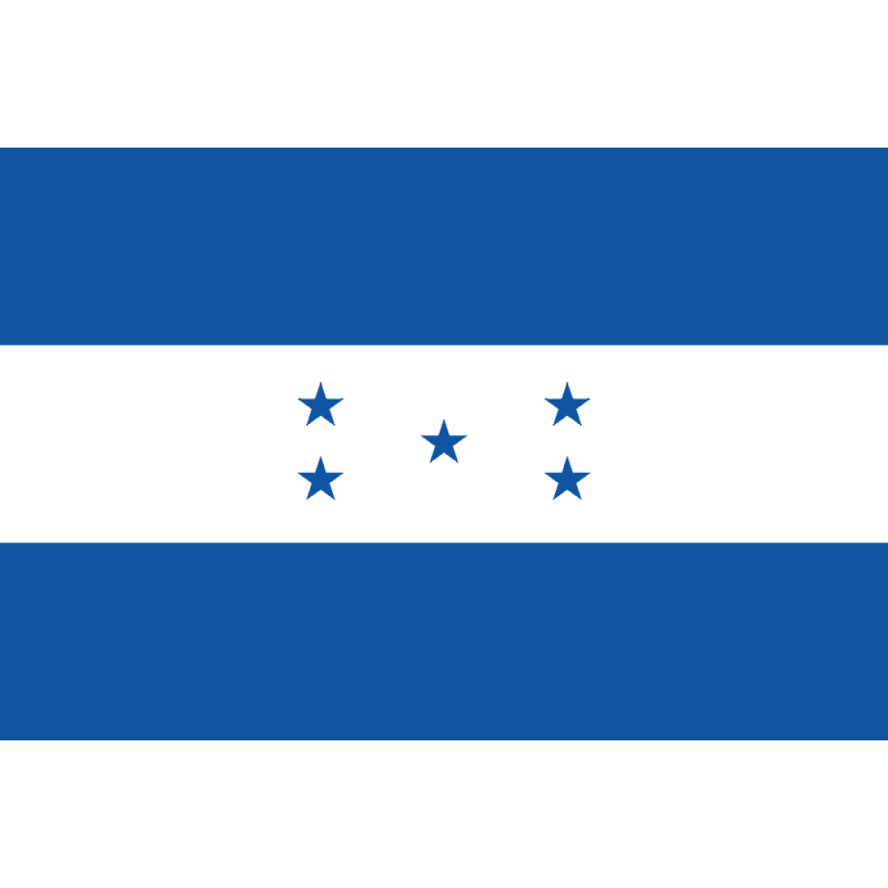 DRAPEAU HONDURAS EN TISSUS 60 X 90 CM