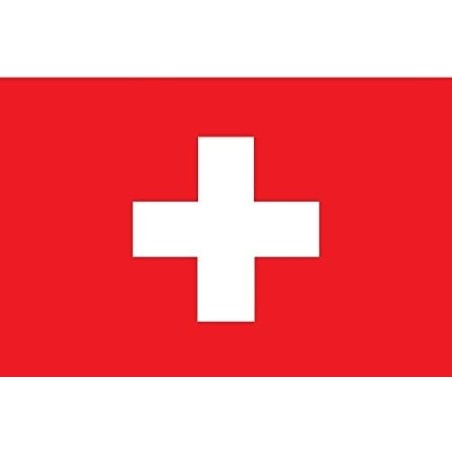 DRAPEAU SUISSE EN TISSU 90 X 150 CM