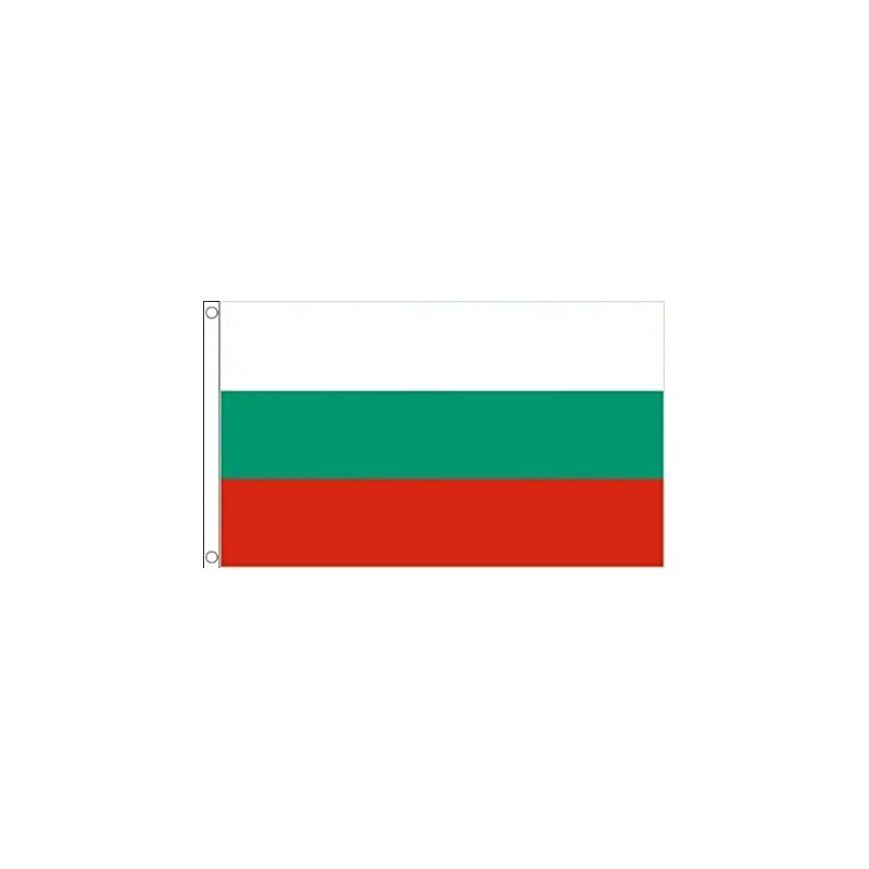 DRAPEAU BULGARIE EN TISSUS 30 X 45 CM