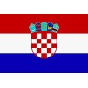 DRAPEAU CROATIE EN TISSUS 90 X 150 CM