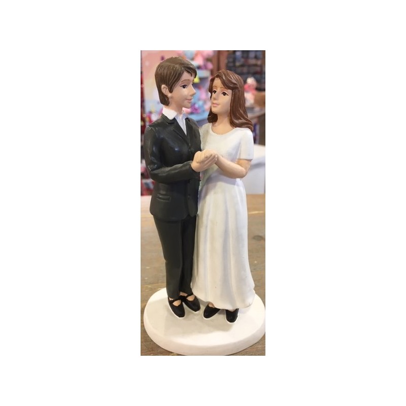 FIGURINE COUPLE 2 FEMMES MODELES ASSORTIS