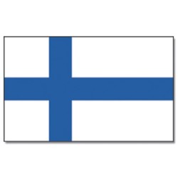 DRAPEAU FINLANDE EN TISSUS 90 X 150 CM 