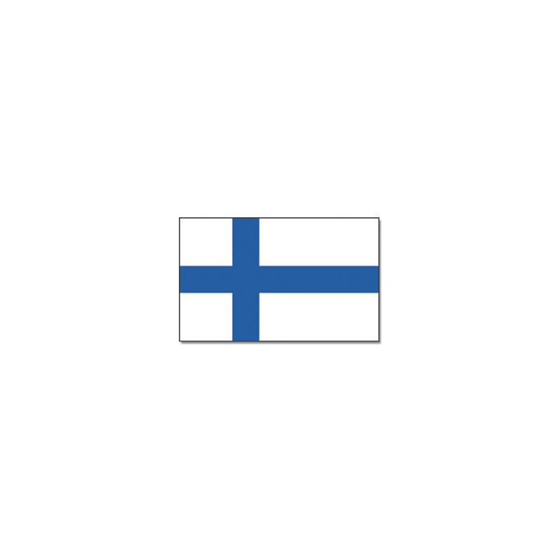 DRAPEAU FINLANDE EN TISSUS 90 X 150 CM 