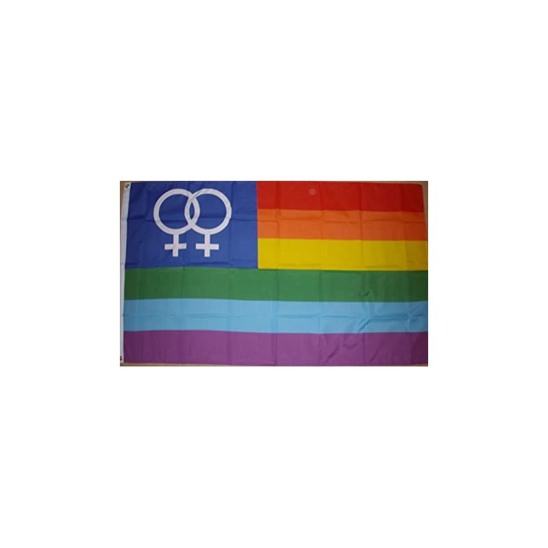 DRAPEAU GAY FEMME 90 X 150 CM