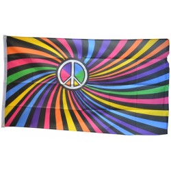 DRAPEAU PEACE 90 X 150 CM