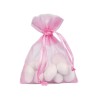 10 SACS ORGANZA PETIT MODELE ROSE