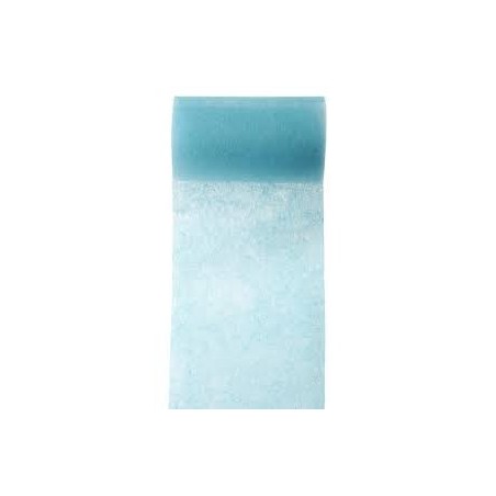 RUBAN DECO NON TISSE BLEU 10 CM X 10 M