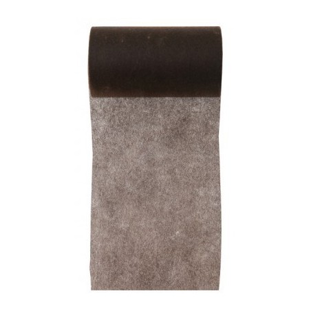 RUBAN DECO NON TISSE CHOCOLAT 10 CM X 10 M 