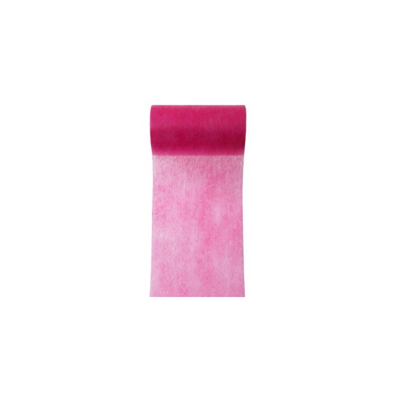 RUBAN DECO NON TISSE FUSCHIA 10 CM X 10 M