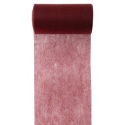 RUBAN DECO NON TISSE BORDEAUX 10 CM X 10 M