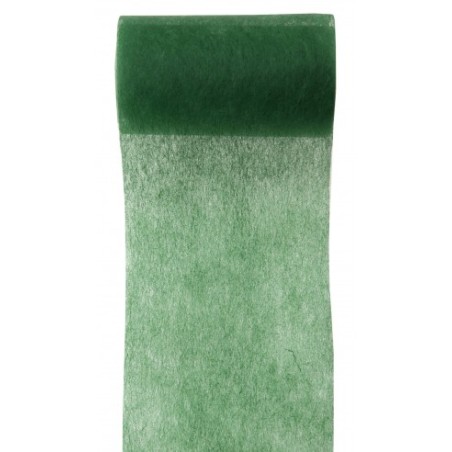 RUBAN DECO NON TISSE VERT SAPIN 10 CM X 10 M