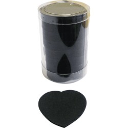 CONFETTIS COEUR DE SCENE NOIR 100 G