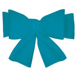 6 NOEUDS DE CHAISE TURQUOISE 19 CM X 3 M 