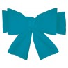 6 NOEUDS DE CHAISE TURQUOISE 19 CM X 3 M  6 NOEUDS DE CHAISE TURQUOISE 19 CM X 3 M