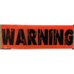 BANDEROLE RUBALISE WARNING 6 METRES