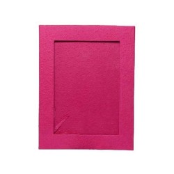 LIVRE D'OR FUSCHIA DANS BOITE 21,5 X 26,5 X 2 CM