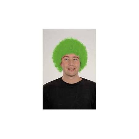PERRUQUE POP FRISEE VERTE