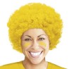PERRUQUE POP FRISEE JAUNE PERRUQUE POP FRISEE JAUNE