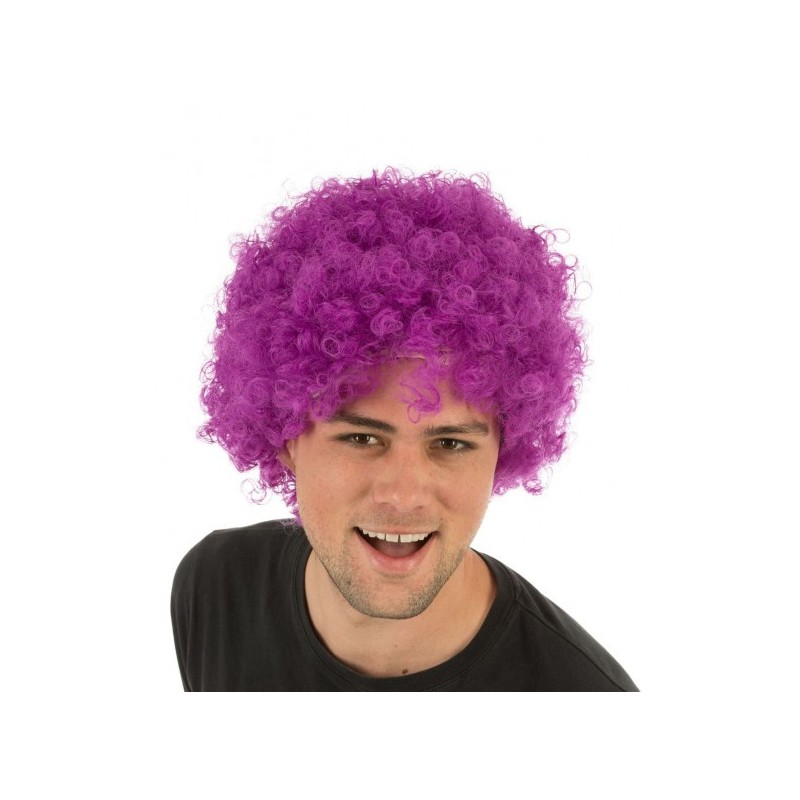 PERRUQUE POP FRISEE VIOLETTE PERRUQUE POP FRISEE VIOLETTE