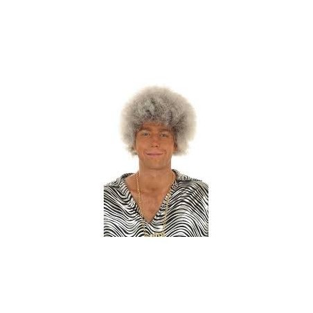 PERRUQUE MORGANE FRISEE GRISE