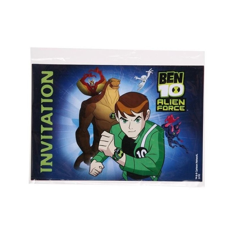 INVITATIONS BEN 10