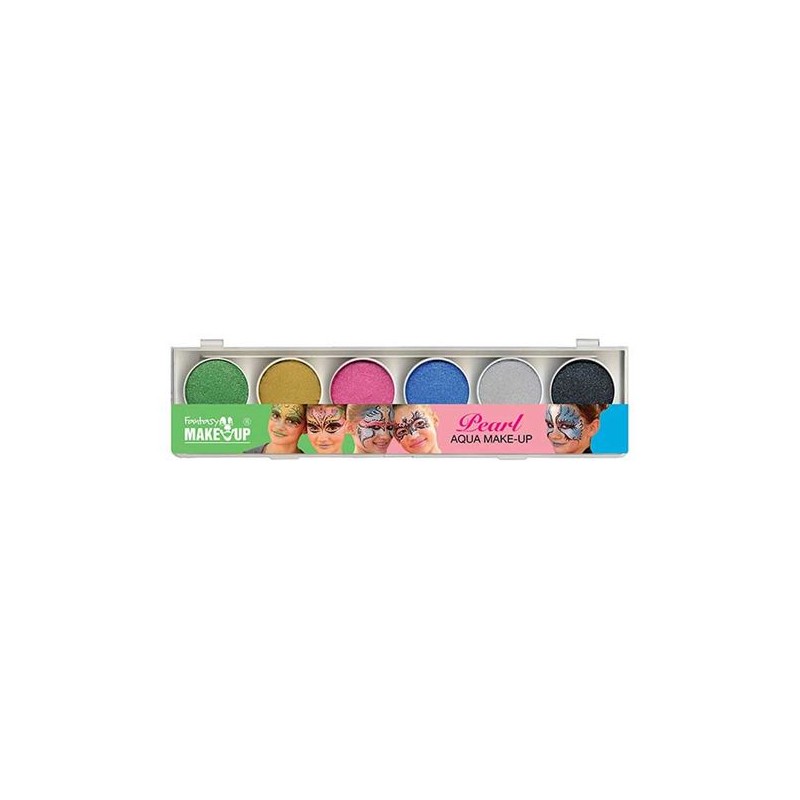 PALETTE MAQUILLAGE AQUAEXPRESS NACRE 6 COULEURS