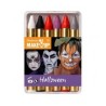 6 CRAYONS MAQUILLAGE COULEUR HALLOWEEN