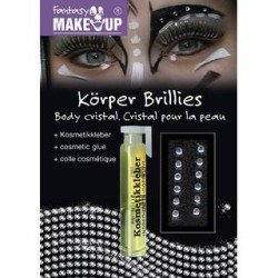 MAQUILLAGE STRASS A COLLER + COLLE POUR VISAGE