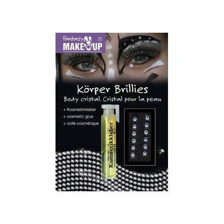 MAQUILLAGE STRASS A COLLER + COLLE POUR VISAGE