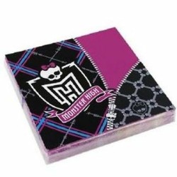 20 SERVIETTES MONSTER HIGH 33X33 CM