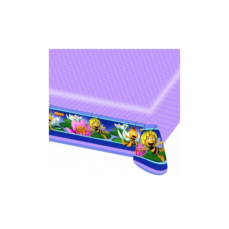 NAPPE PLASTIFIEE MAYA L'ABEILLE 120 X 180 CM NAPPE PLASTIFIEE MAYA L'ABEILLE 120 X 180 CM