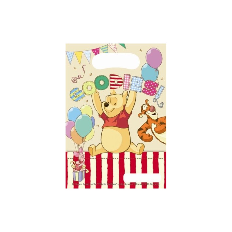 6 SACS CADEAUX WINNIE THE POOH