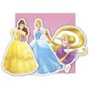 6 INVITATIONS PRINCESSES DISNEY