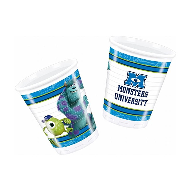 8 GOBELETS MONSTER & UNIVERSITY 