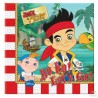 20 SERVIETTES JAKE ET LES PIRATES 33 X 33 CM 